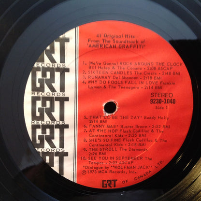 Various – 41 Original Hits From The Sound Track Of American Graffiti - Original Soundtrack (Used vinyl)