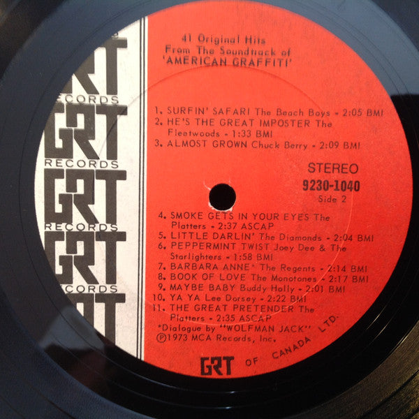 Various – 41 Original Hits From The Sound Track Of American Graffiti - Original Soundtrack (Used vinyl)