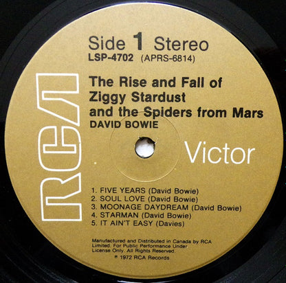 David Bowie – The Rise And Fall Of Ziggy Stardust And The Spiders From Mars (Used vinyl)