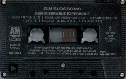 Gin Blossoms – New Miserable Experience - Used cassette