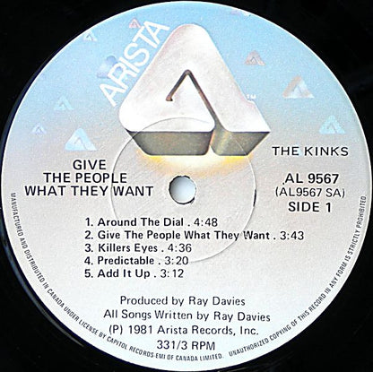 The Kinks – Give The People What They Want (Used vinyl)