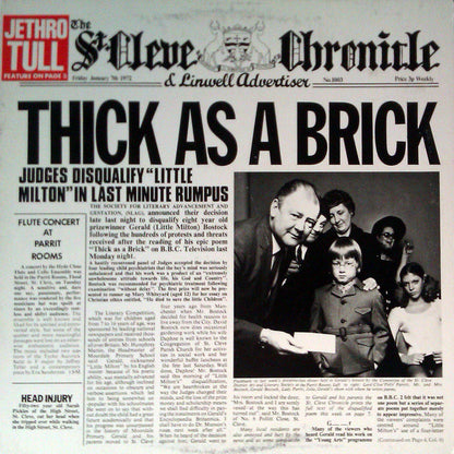 Jethro Tull – Thick As A Brick (Used vinyl)