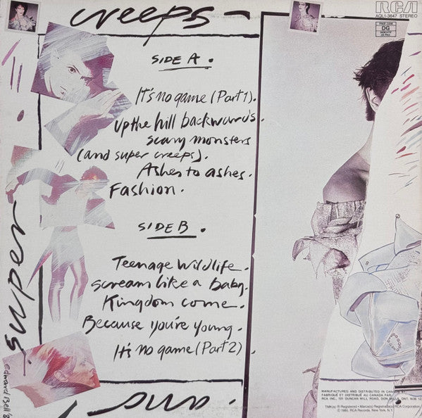 David Bowie – Scary Monsters (Used vinyl)