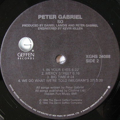 Peter Gabriel – So (Used vinyl)
