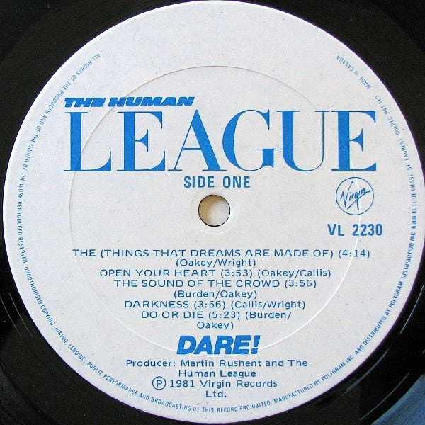 The Human League – Dare! (Used vinyl)