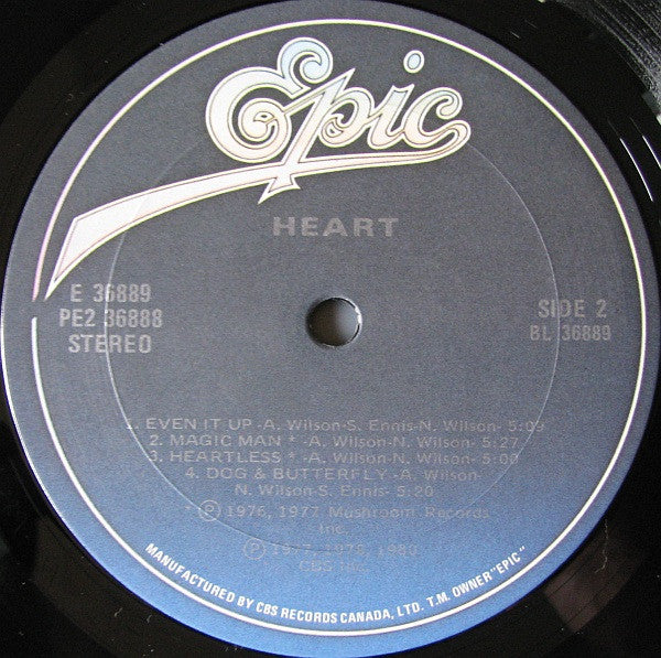 Heart – Greatest Hits / Live (Used vinyl)