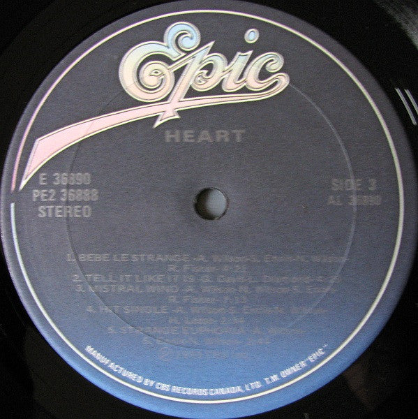 Heart – Greatest Hits / Live (Used vinyl)