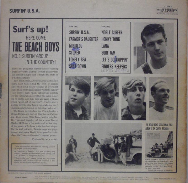 The Beach Boys – Surfin' USA (Used vinyl)