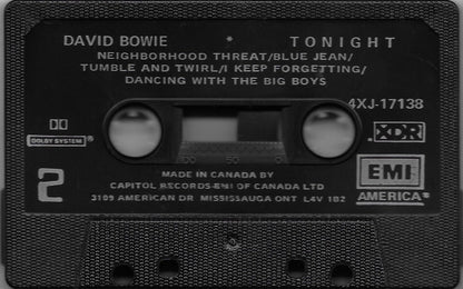 David Bowie – Tonight (Used cassette)