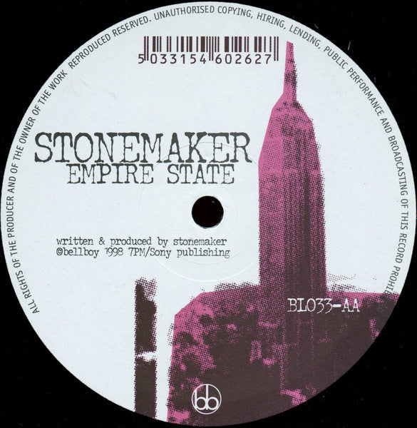 Stonemaker – Tangent / Empire State (Used vinyl)