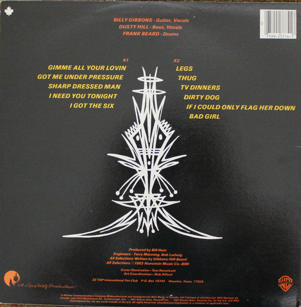 ZZ Top – Eliminator (Used Vinyl)