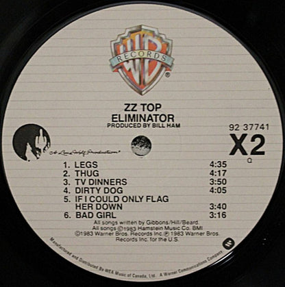 ZZ Top – Eliminator (Used Vinyl)