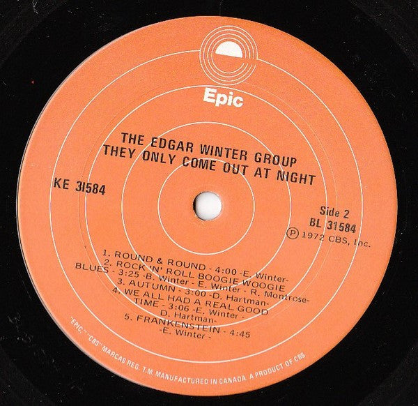 The Edgar Winter Group – They Only Come Out At Night (Used vinyl)