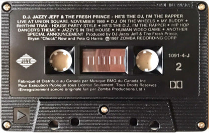 DJ Jazzy Jeff & The Fresh Prince – He's The DJ, I'm The Rapper (Used cassette)