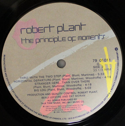 Robert Plant – The Principle Of Moments (Used vinyl)