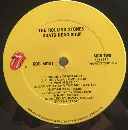 The Rolling Stones – Goats Head Soup (Used vinyl)