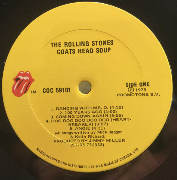 The Rolling Stones – Goats Head Soup (Used vinyl)