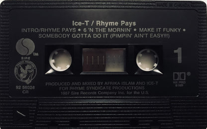 Ice-T – Rhyme Pays (Used cassette)