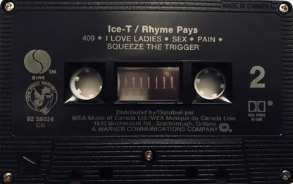 Ice-T – Rhyme Pays (Used cassette)