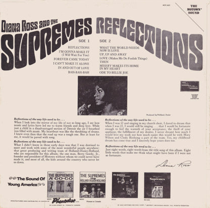 Diana Ross And The Supremes – Reflections (Used vinyl)