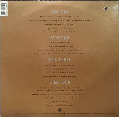 Paul Simon – Negotiations And Love Songs (1971-1986) (Used vinyl)