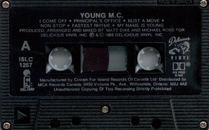 Young M.C. – Stone Cold Rhymin' (Used cassette)