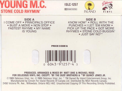 Young M.C. – Stone Cold Rhymin' (Used cassette)