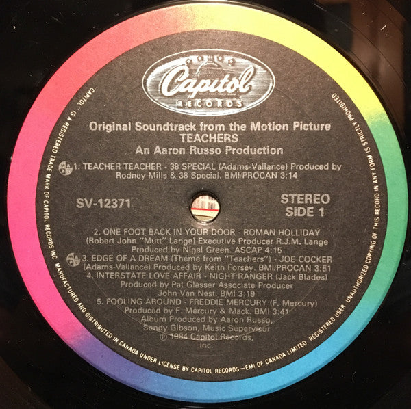 Various – Original Soundtrack From The Motion Picture "Teachers" (Used vinyl)