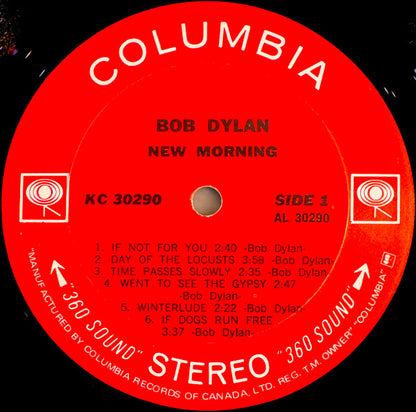 Bob Dylan – New Morning (Used vinyl)