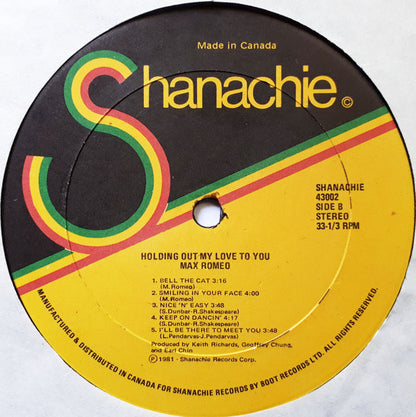 Max Romeo – Holding Out My Love To You (Used vinyl)