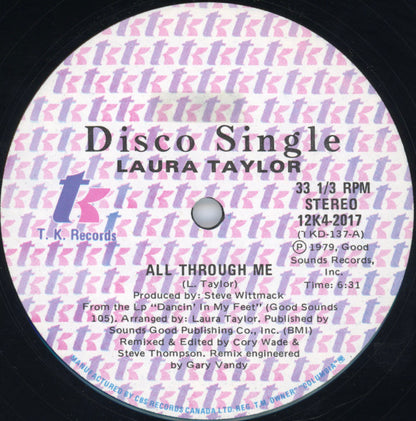 Laura Taylor – All Through Me (Used vinyl) (12" single)