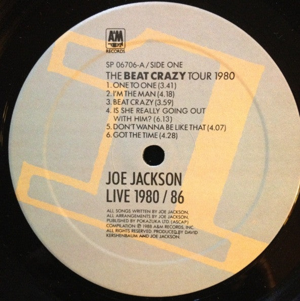 Joe Jackson – Live 1980/86 (Used vinyl)