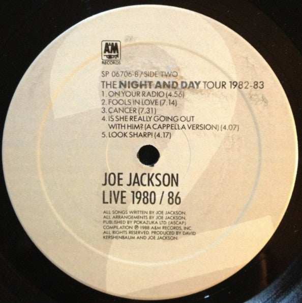 Joe Jackson – Live 1980/86 (Used vinyl)