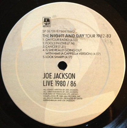 Joe Jackson – Live 1980/86 (Used vinyl)