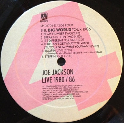 Joe Jackson – Live 1980/86 (Used vinyl)