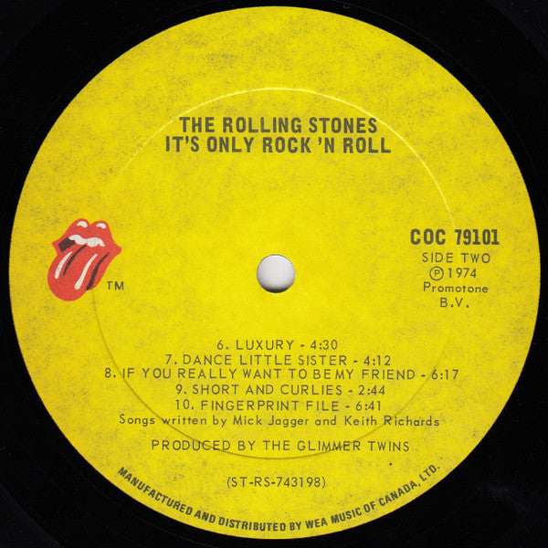 The Rolling Stones – It's Only Rock 'N Roll (Used vinyl)