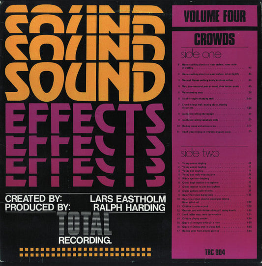 No Artist – Sound Effects Volume 4 – Crowds (Used vinyl)