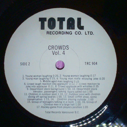 No Artist – Sound Effects Volume 4 – Crowds (Used vinyl)