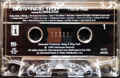 Sway & King Tech – This Or That - Used cassette
