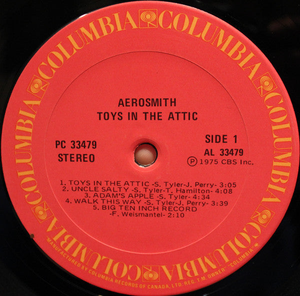 Aerosmith – Toys In The Attic (Used vinyl)