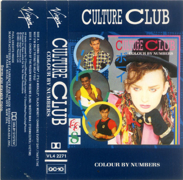 Culture Club – Colour By Numbers (Used cassette)