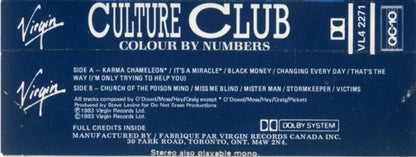 Culture Club – Colour By Numbers (Used cassette)