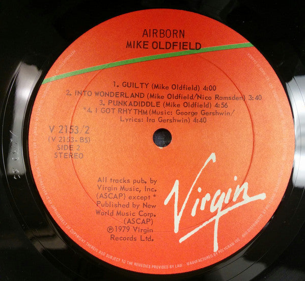 Mike Oldfield – Airborn (Used vinyl)