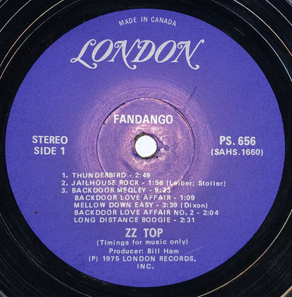 ZZ Top – Fandango! (Used vinyl)