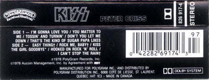 Kiss, Peter Criss – Peter Criss (Used cassette)