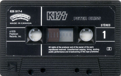 Kiss, Peter Criss – Peter Criss (Used cassette)