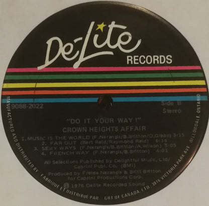 Crown Heights Affair – Do It Your Way (Used vinyl)