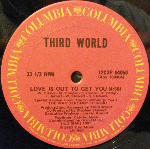 Third World – Love Is Out To Get You (Used vinyl)