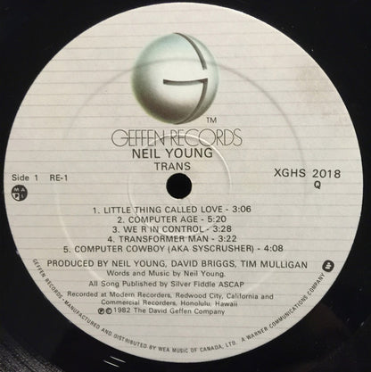 Neil Young – Trans (Used vinyl)