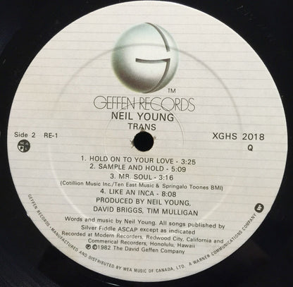 Neil Young – Trans (Used vinyl)